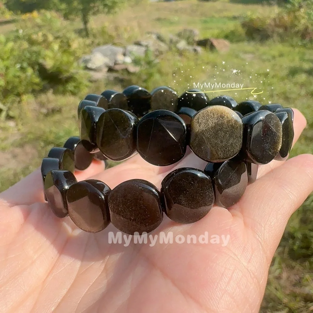 Golden Obsidian Bracelet 13mm